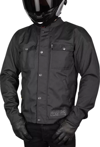 Thrashin Supply Atlas V2 Riding Black Jacket
