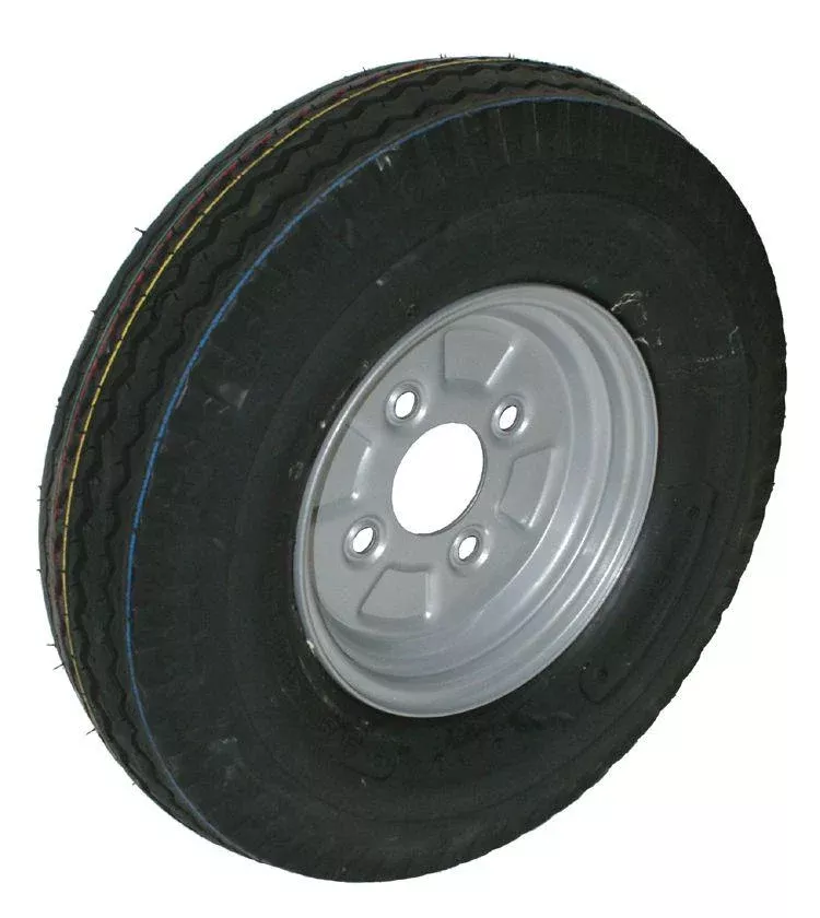 TRAILER TYRE 4.80/4.00-8''+Rim, 60mm BORE / EACH / WHEEL