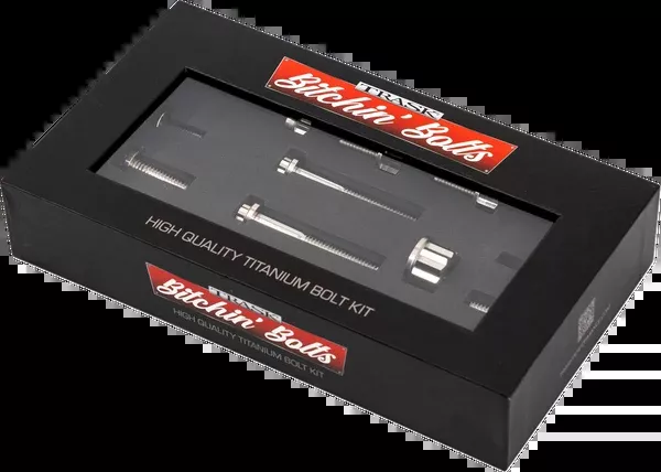 Trask Bitchin' Bolts Hardware Kit - Titanium - M8 - Peg Mount