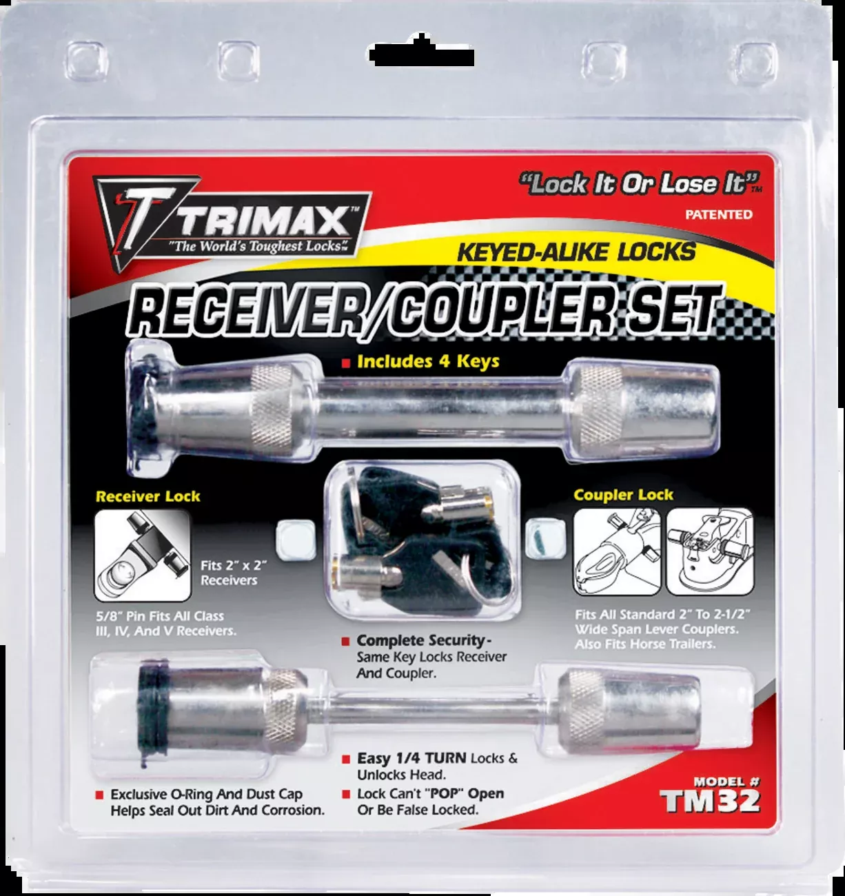Trimax Coupler and Receiver Lock – 2-1/2″-TM32