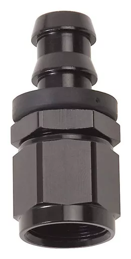 Twist-Lok Hose End #4 Str Black 624003