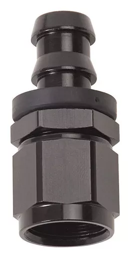 Twist-Lok Hose End #8 Str Black 624023