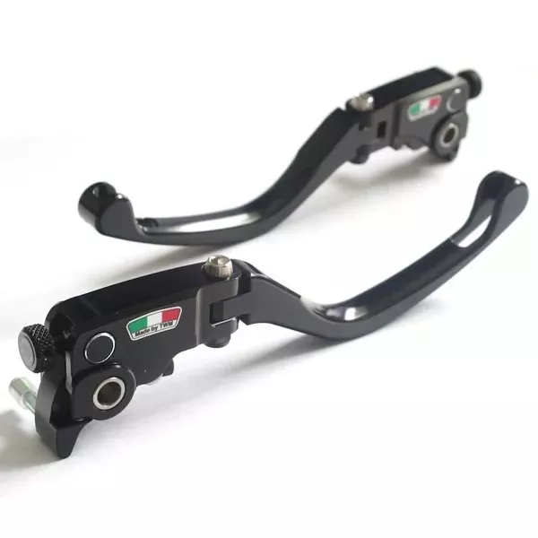 TWM GP Style Adjustable And Folding Levers For Panigale V4 V4S Tricolore