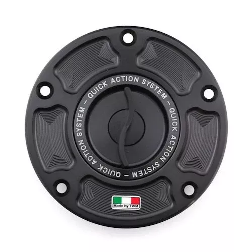 TWM Quick Action CNC Aluminum Gas Cap For Diavel V4