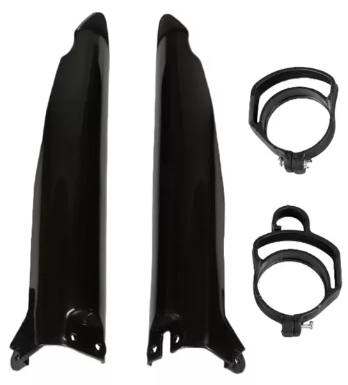 UFO Black Plastic Front Fork Tube Protectors (KA03704#001)