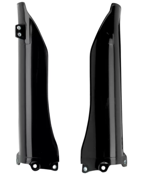 UFO Black Plastic Front Fork Tube Protectors (KA03778#001)