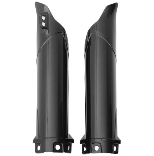 UFO Black Plastic Front Fork Tube Protectors (KA04731#001)