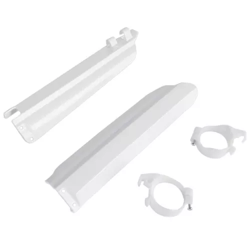 UFO Front Fork Slider Protectors - White Plastic (YA03803-046)