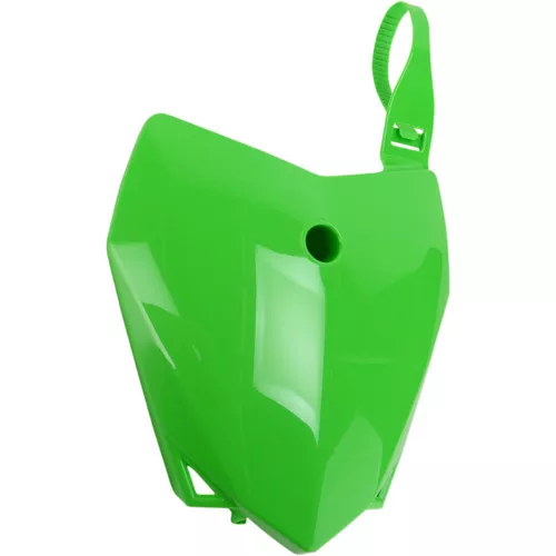 UFO KX Green Plastic Front Number Plate (KA04718#026)