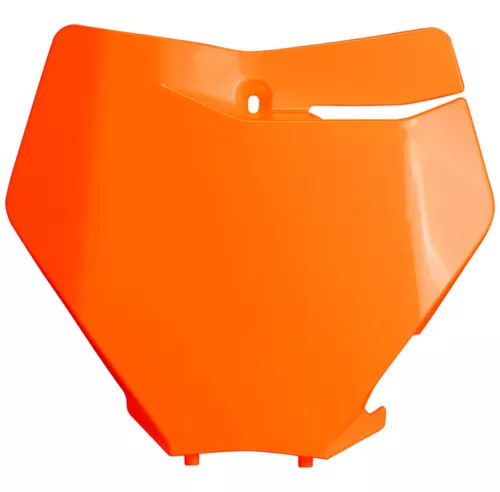 UFO Orange Plastic Front Number Plate (KT04094#127)