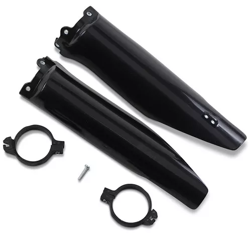 UFO Plastic Black Fork Tube Protectors (KA03760#001)