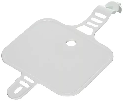 UFO White Plastic Front Number Plate (HO03642#041)