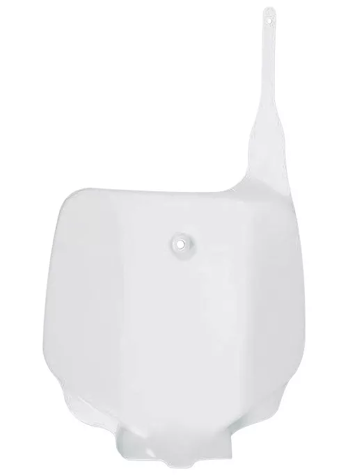 UFO White Plastic Front Number Plate (KA03712#047)