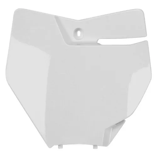 UFO White Plastic Front Number Plate (KT04063#047)