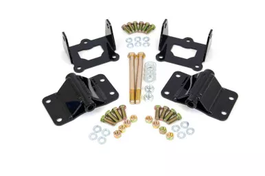 UMI 90059 for 78-88 G-Body Solid Engine Mount Kit, Black, Steel