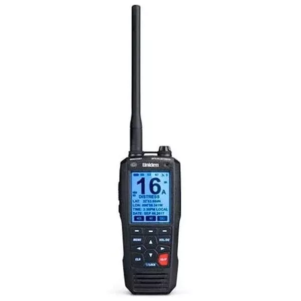 Uniden VHF Radio Floating 2-Way With GPS & DSC