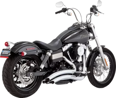 Vance & Hines 2-into-2 Big Radius Exhaust System Chrome - 26081