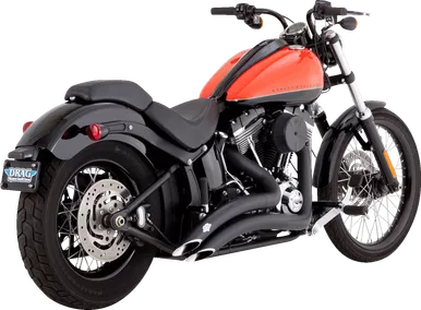 Vance & Hines 2-into-2 Big Radius Exhaust System Matte Black - 46079