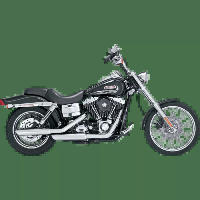 Vance & Hines Mufflers 3"CHR TW Slash Harley FXD