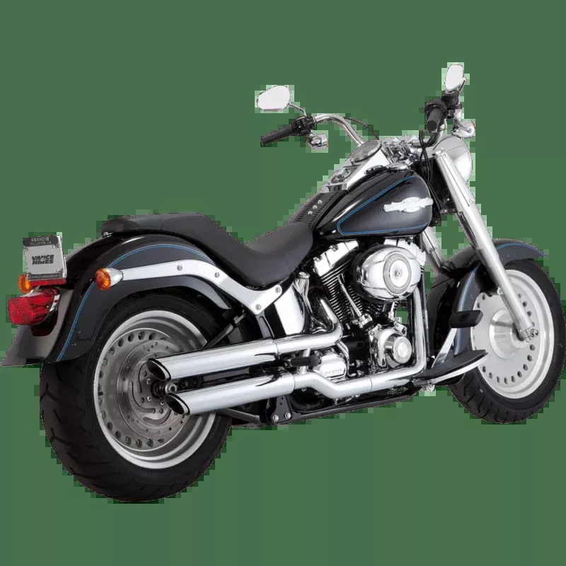 Vance & Hines Mufflers 3″ Twin Slash Chrome Fatboy Deuce