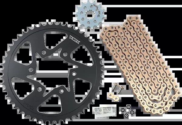 Vortex Chain And Sprocket Kit - HFRS - Gold - Kawasaki Z650/RS