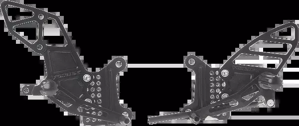 Vortex Rearset – Black – ZX6R/RR