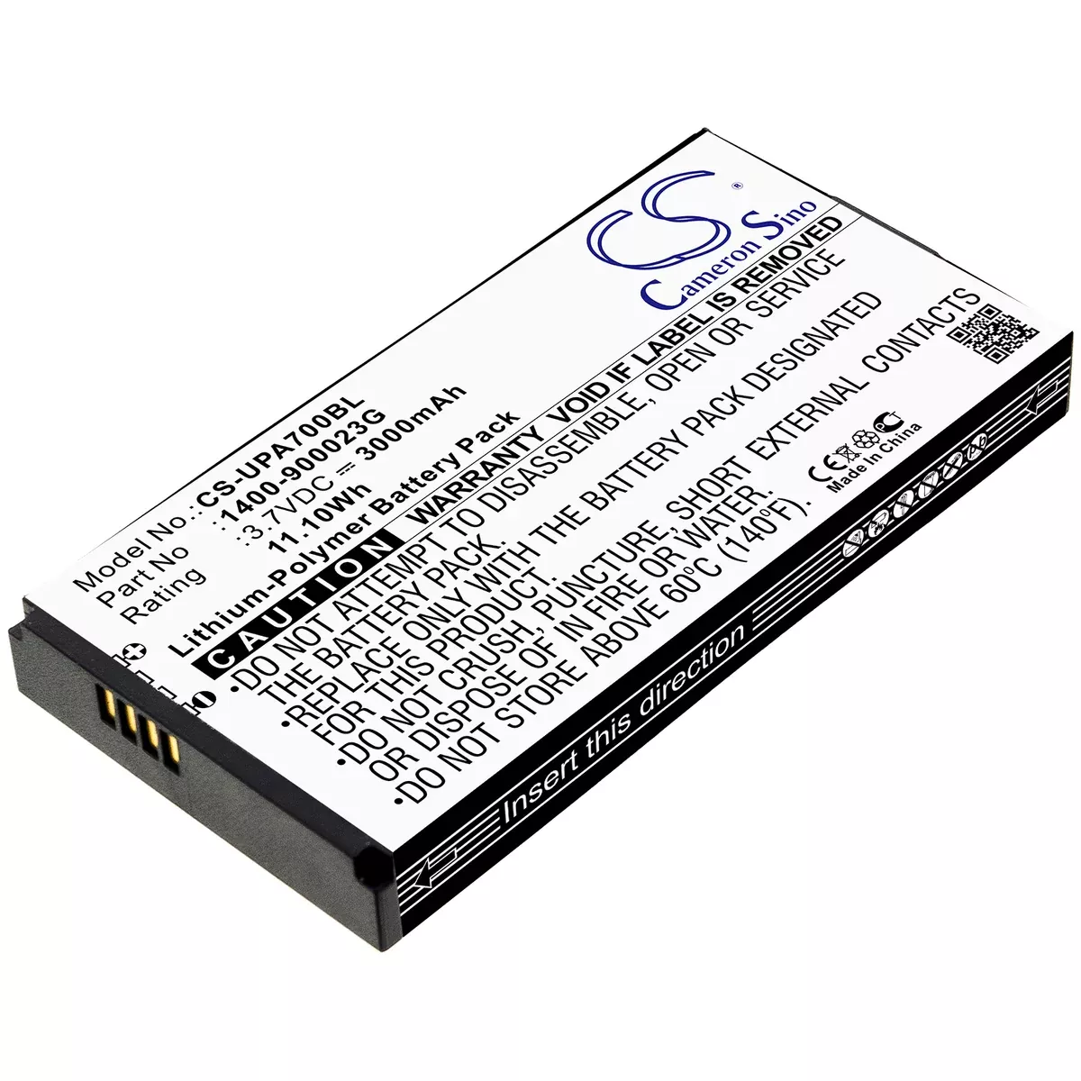 Wasp DR4 2D DR3 2D Barcode Replacement Battery