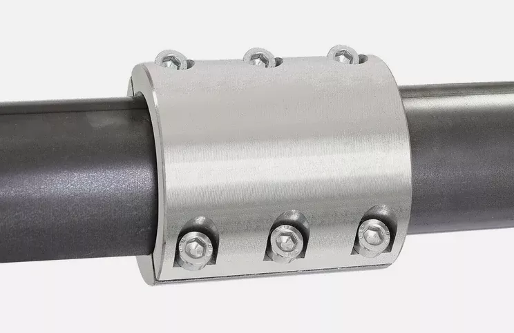 WELDABLE SPLIT CLAMP 1.625 42mm ROLL CAGE UNIVERSAL