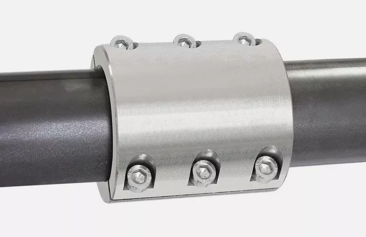 WELDABLE SPLIT CLAMP 1.750 45mm ROLL CAGE UNIVERSAL