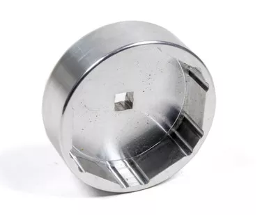 Winters 1-Ton Spindle Nut Socket 1/2" Drive Aluminum Clear Anodized WIN12542