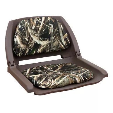 Wise Seating 8WD139CLS-B-733 CAMO PADDED PLASTIC FOLD DOWN SEAT