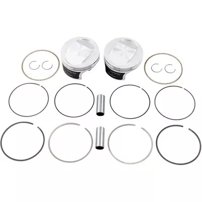 Wiseco HarleyDavidson Super Glide EFI FXDI 2004-2006 Tracker Series Piston Kit 10.51 3.875"