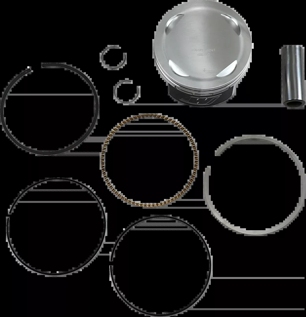 Wiseco Piston Kit – 102.41 mm – Honda-4989M10241