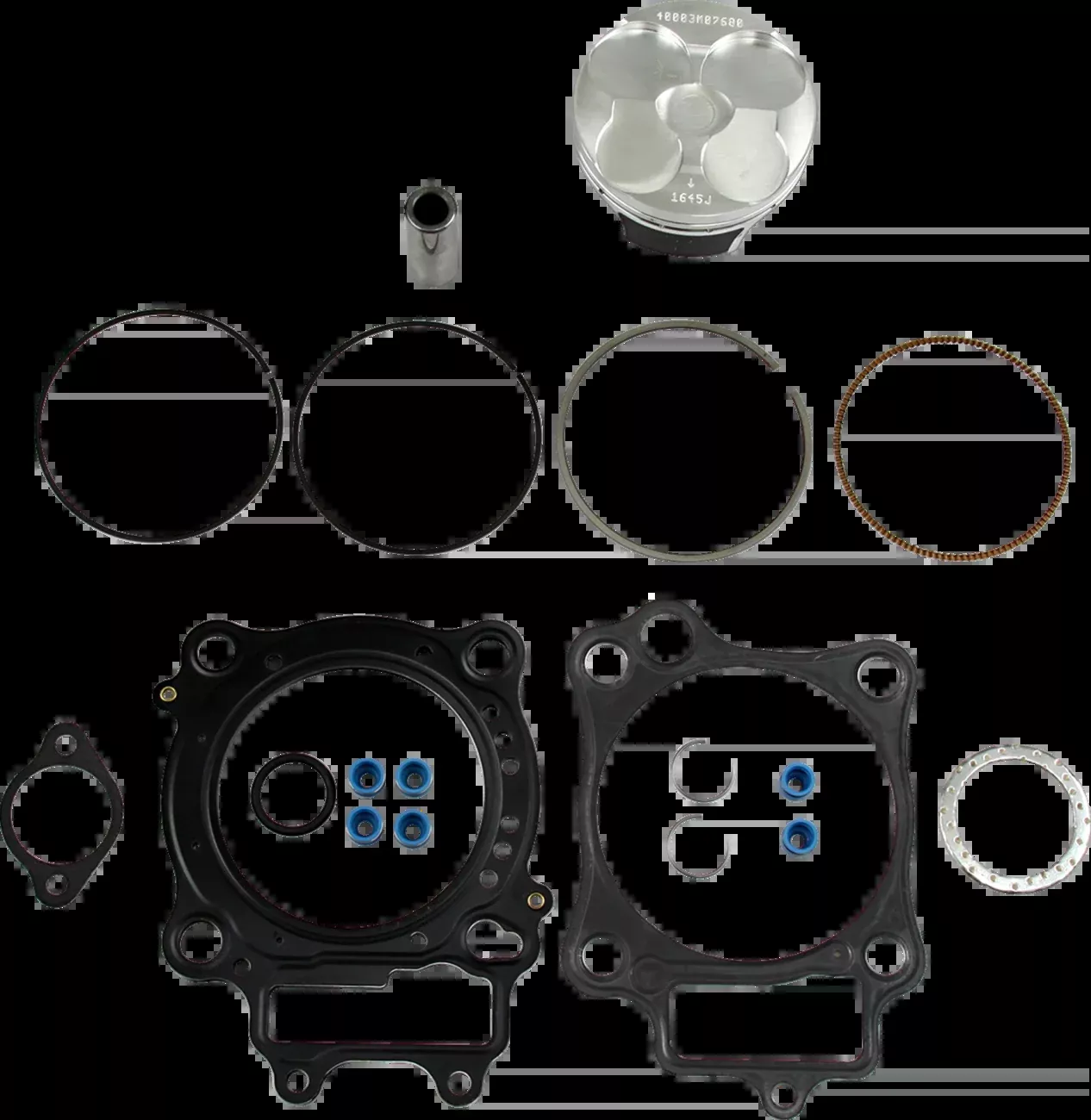 Wiseco Piston Kit with Gaskets - 76.80 mm - Honda-PK1874