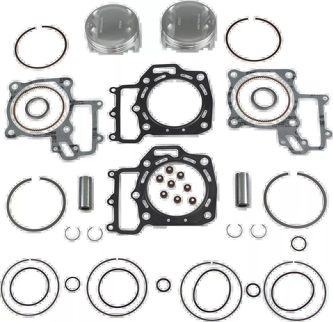 Wiseco Piston Kit with Gaskets – 87.00 mm – Kawasaki-PK1825