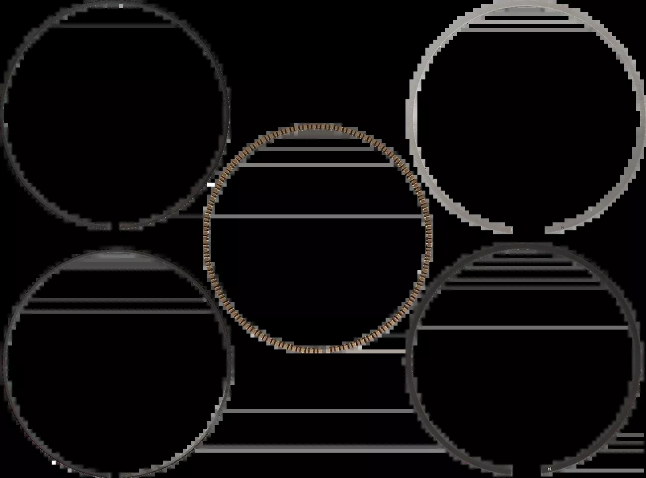 Wiseco Ring Set-4022GFX