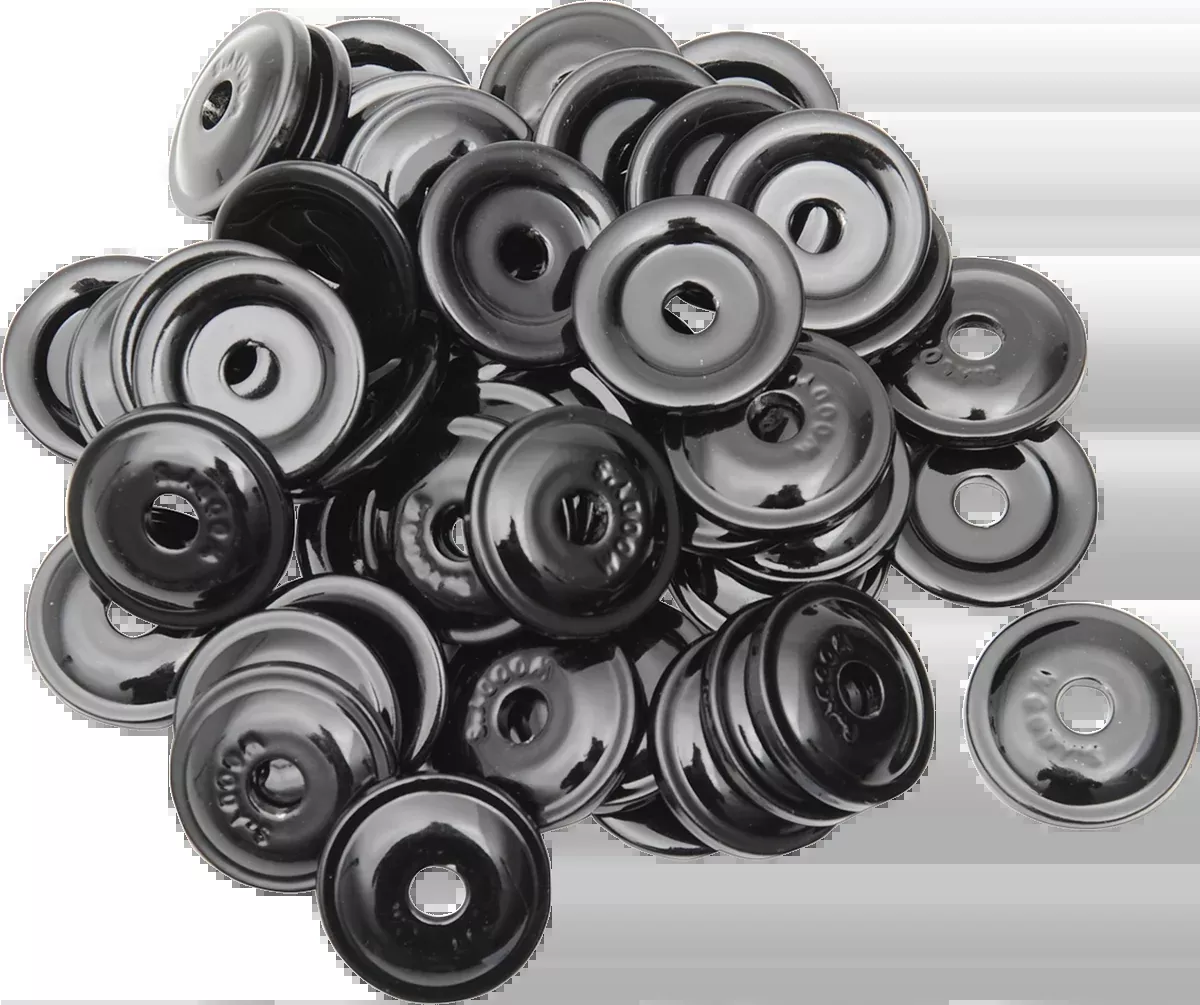 Woody's Performance Support Plates - Black - 48 Pack-AWA-3810