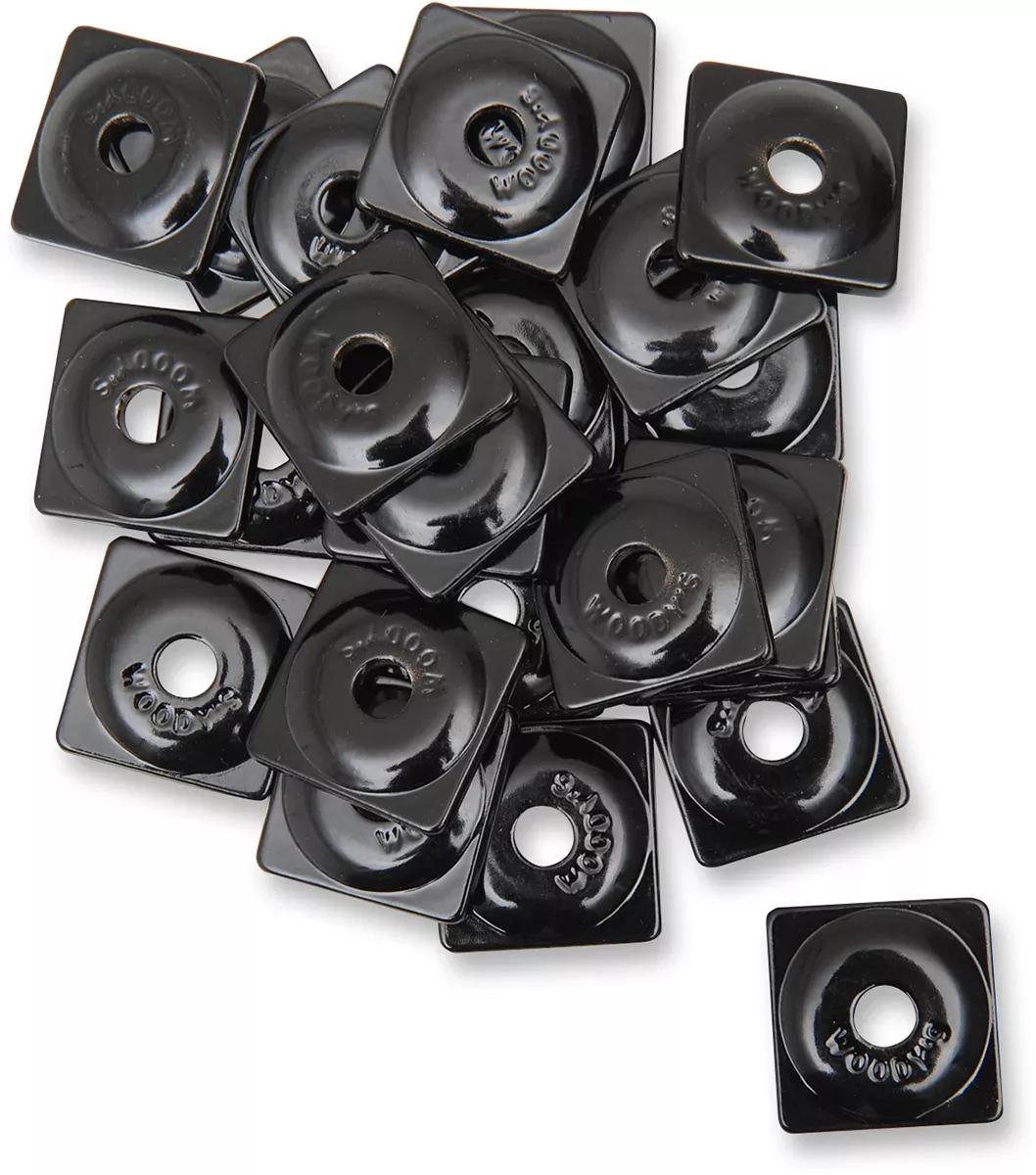 Woody’s Performance Support Plates – Black – 5/16″ – 48 Pack-ASW2-3810-48