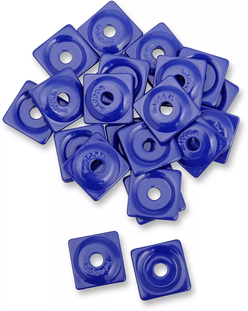 Woody's Performance Support Plates - Blue - 5/16" - 48 Pack-ASW2-3795-48