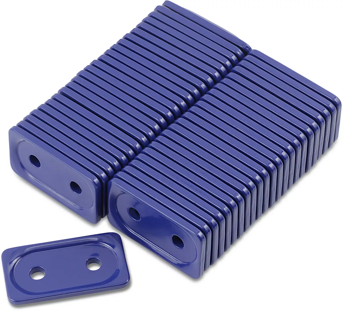 Woody's Performance Support Plates - Blue - Double - 48 Pack-ADG-3795-48