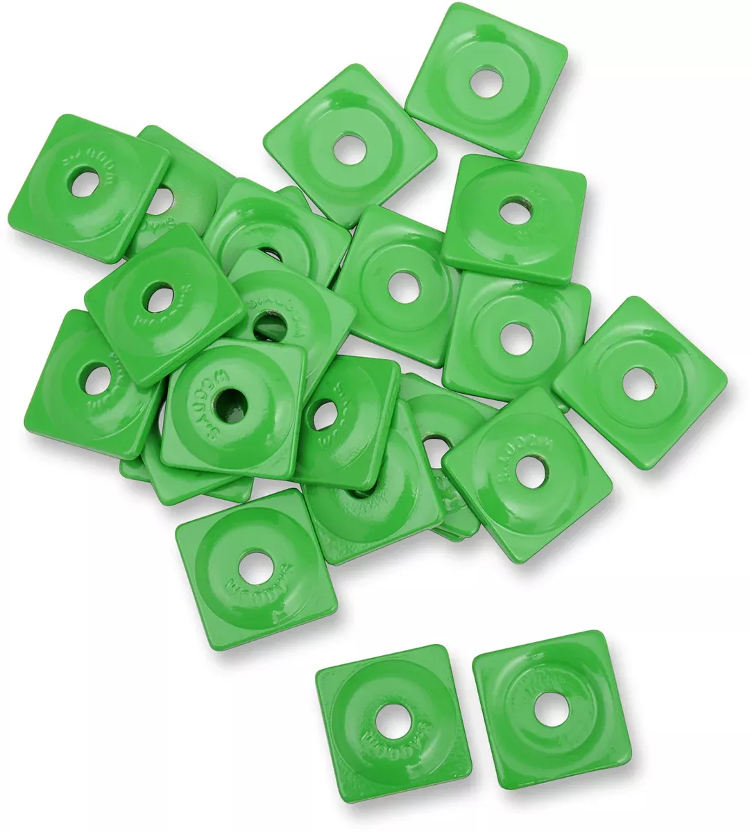 Woody's Performance Support Plates - Green - 5/16" - 48 Pack-ASW2-3780-48
