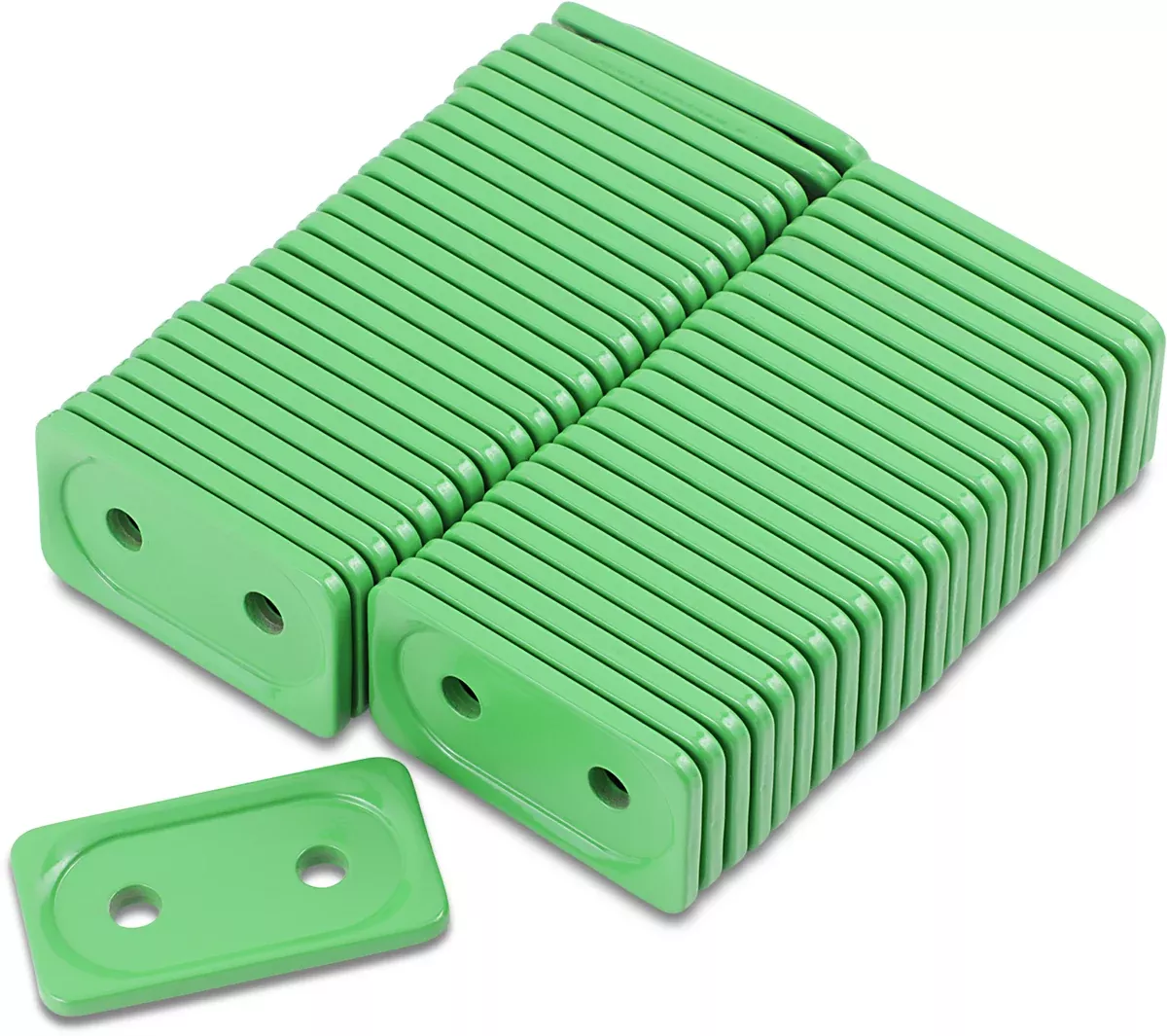 Woody's Performance Support Plates - Green - Double - 48 Pack-ADG-3780-48