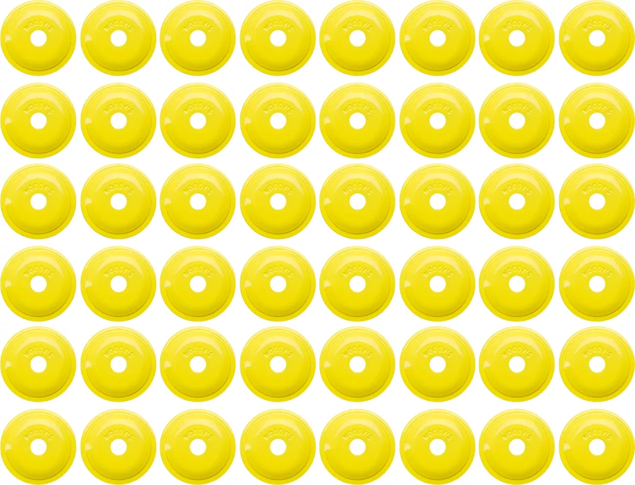 Woody's Performance Support Plates - Hi Vis - Round - 48 Pack-ARG-3830-48