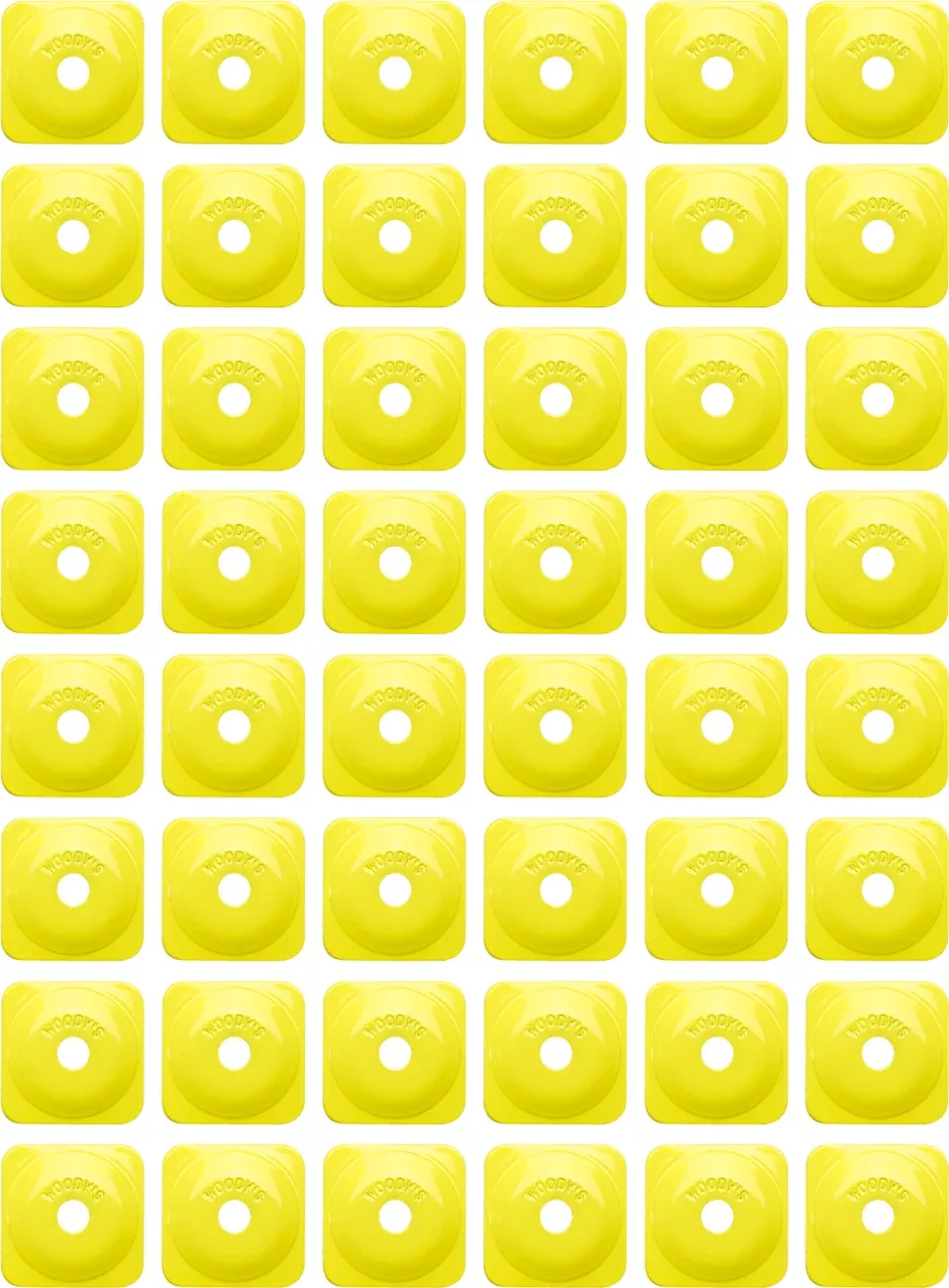 Woody's Performance Support Plates - Hi Vis - Square - 48 Pack-ASG-3830-48