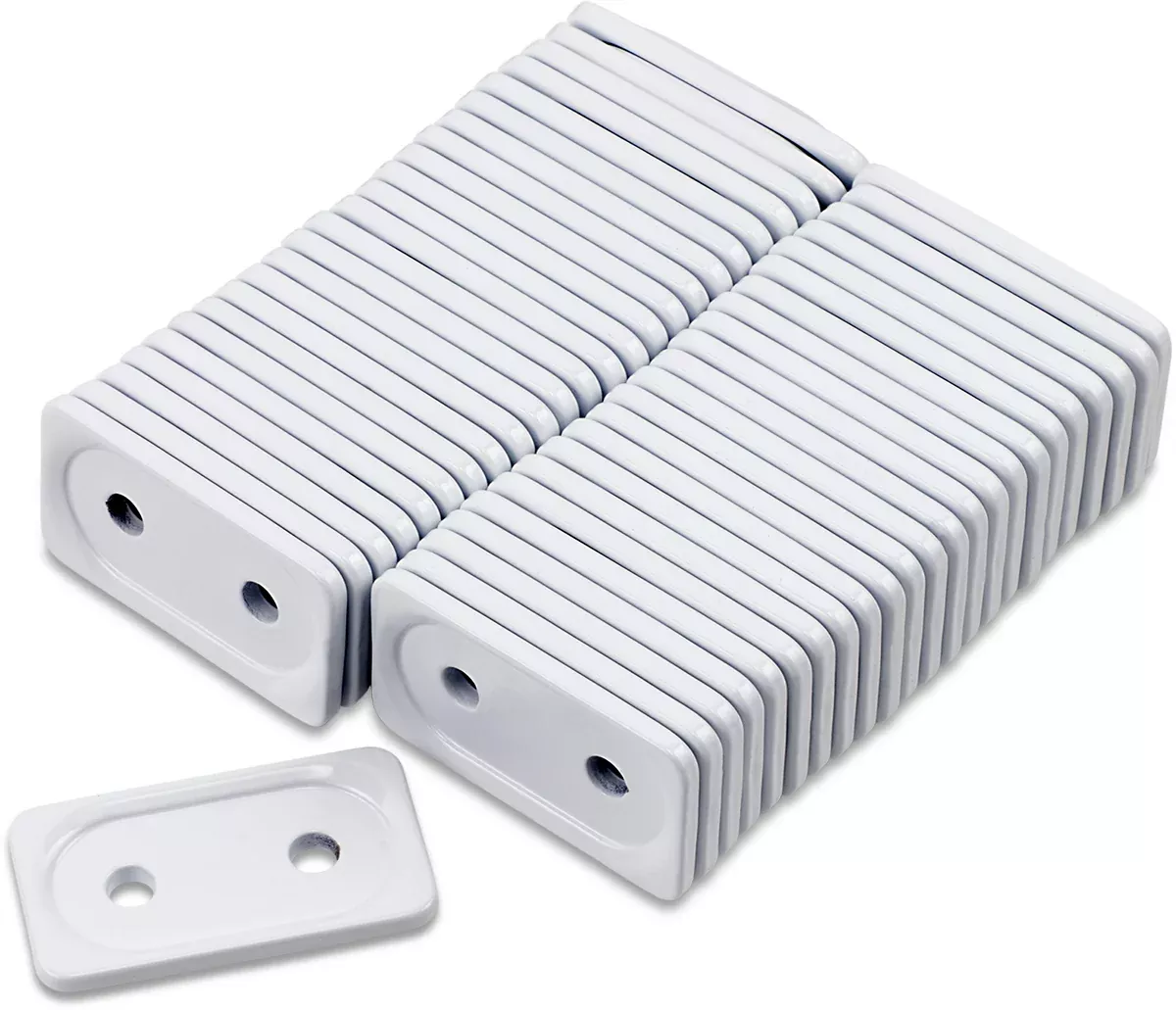 Woody’s Performance Support Plates – White – Double – 48 Pack-ADG-3815-48