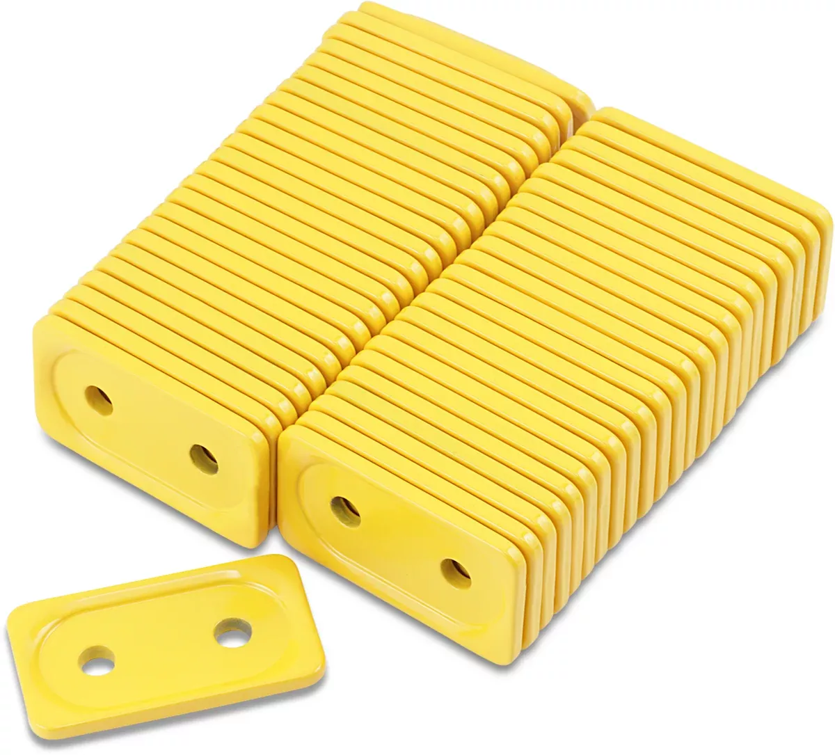 Woody’s Performance Support Plates – Yellow – Double – 48 Pack-ADG-3800-48