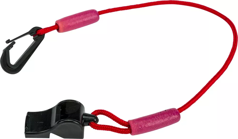 Wps Floating Whistle With Lanyard (RED) – LVW-17 RED