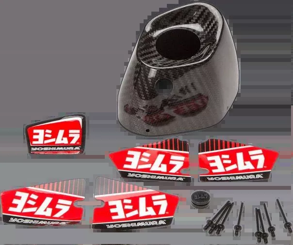 Yoshimura END CAP Cover Kit Left Side RS9/RS9T LH CF – YM9-CFC-L-1-K-1