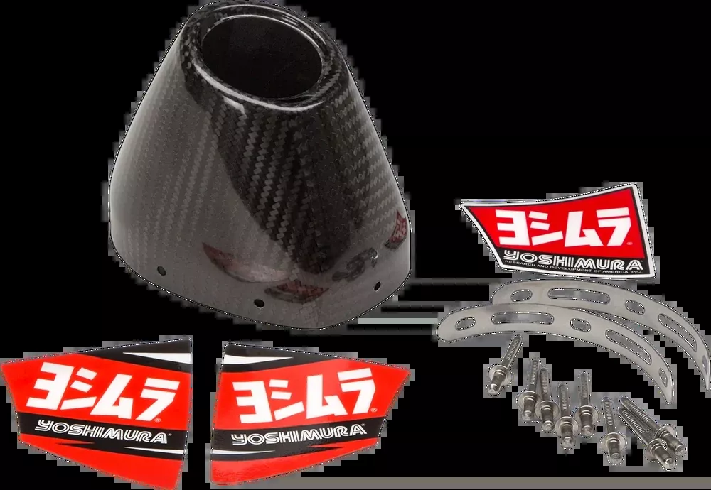 Yoshimura END CAP Cover Kit RS4 CF – RS4-CFC-K-1