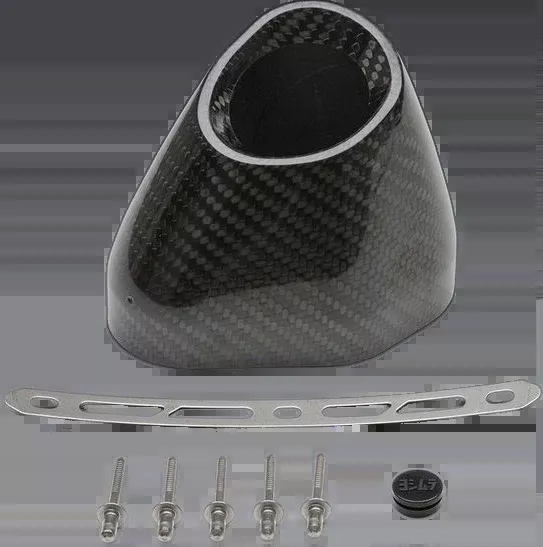 Yoshimura END CAP Kit Right Side R77 RH CF Slash-CUT – YM7-CFR-K